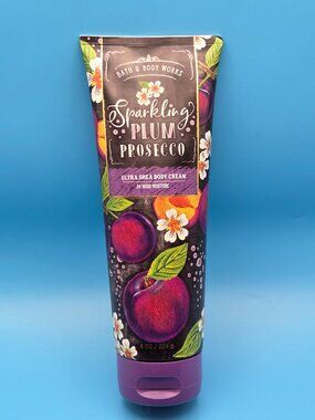 BBW Sparkling Plum Proseco Ultra Shea Body Cream NWT